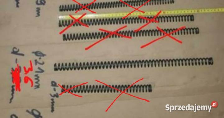 Części do wiatrówek sprężyny tłok korpus spust Siedlce