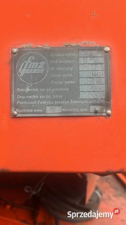 Bizon z056 sprawny Bizon Rolnictwo Dzierzgoń