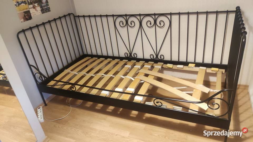 Metalowa rama łóżka IKEA 200x90 dodatki Częstochowa