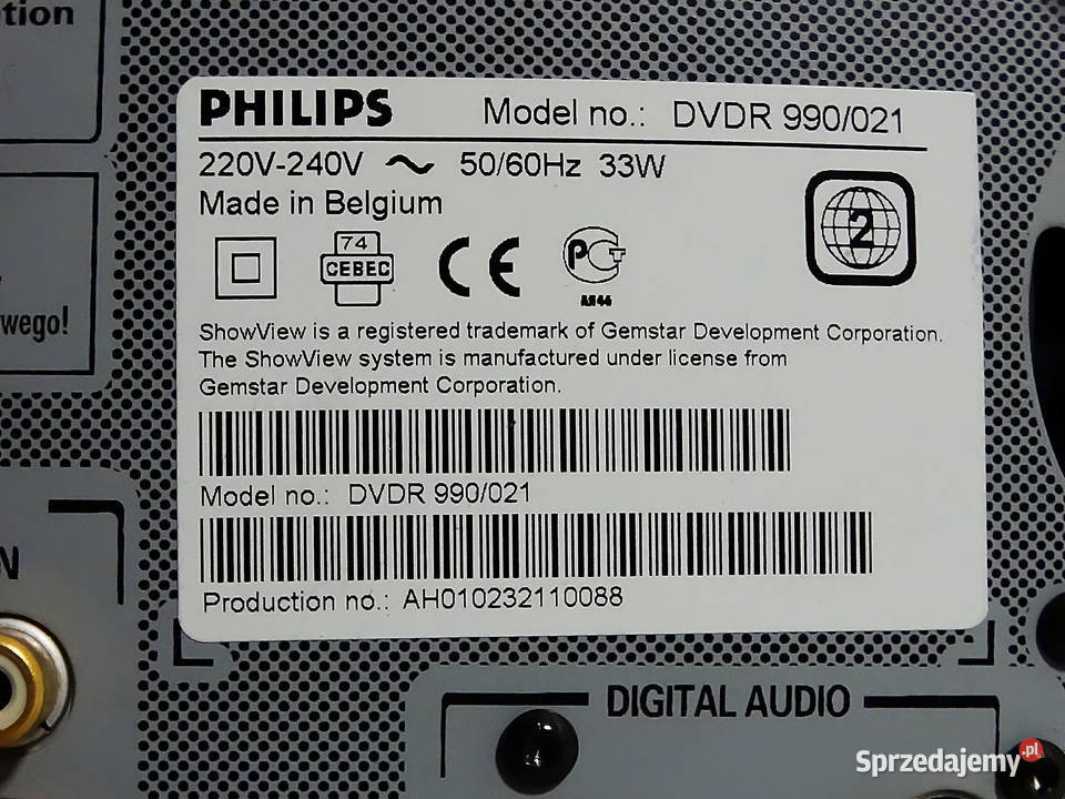 Philips Recorder DVDR 990021 Biłgoraj