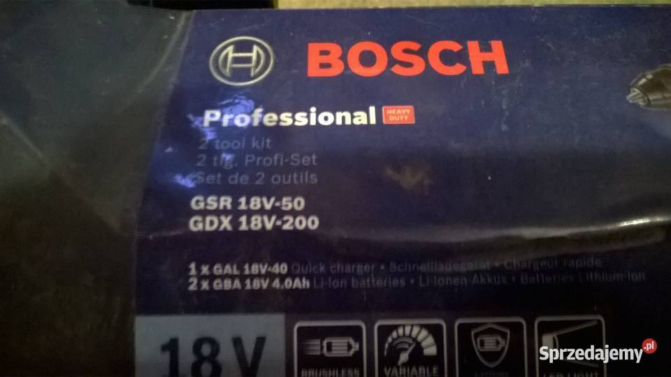 Zestaw narzędzi Bosch Profesional klucz udarowy