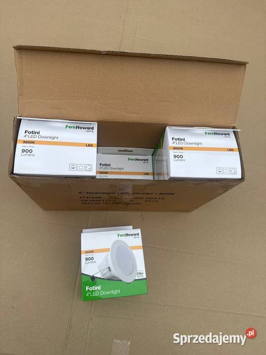 6 x PANEL LED 10 W 3000K WPUSZCZANY Dębica