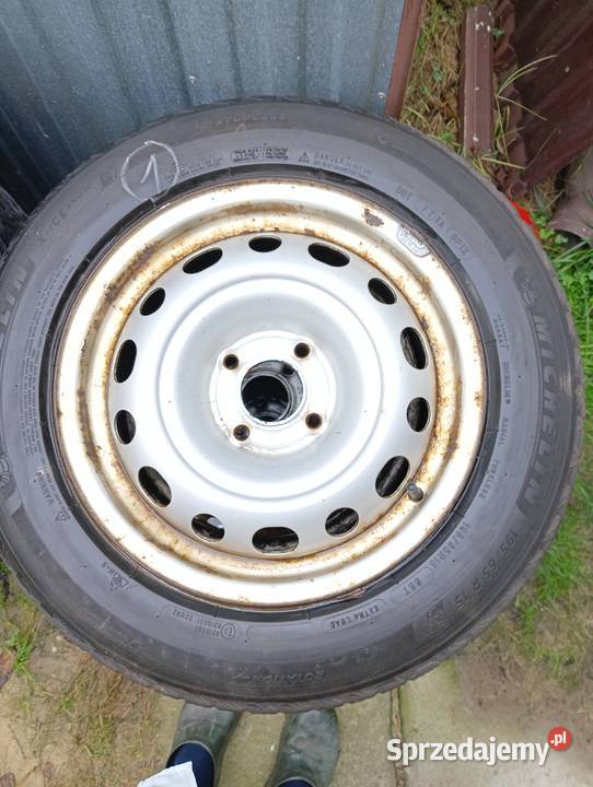 felgi 15 4x108 ET 27 Peugeot z oponami Michelin Kolbuszowa sprzedam