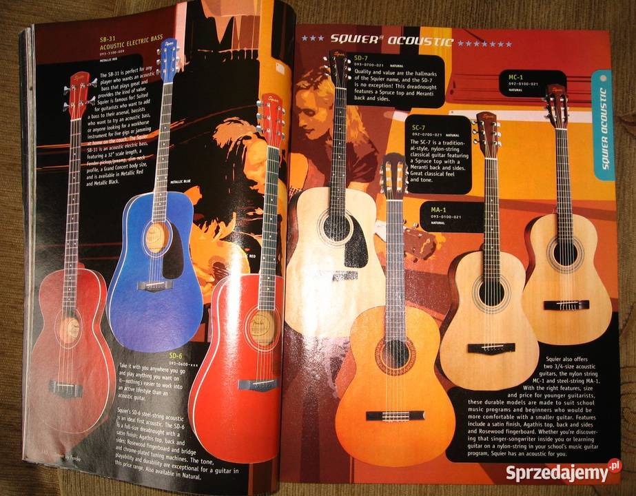 Fender Frontline 2002 katalog Gitary i akcesoria Kępice sprzedam