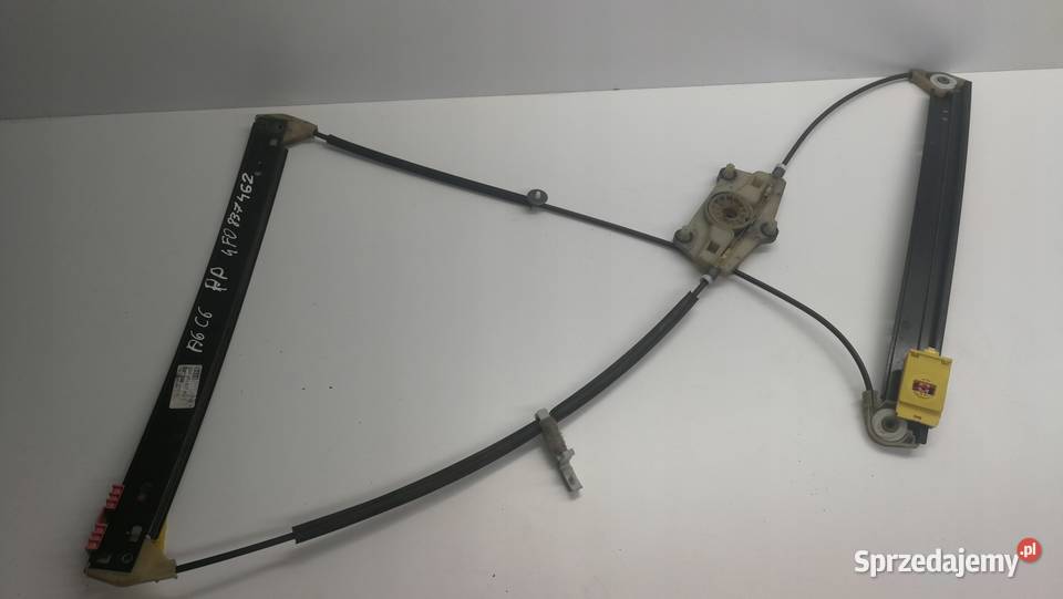 MECHANIZM SZYBY PRAWY PRZÓD AUDI A6 C6 4F0837462 Układ elektryczny, zapłon Przystajń sprzedam