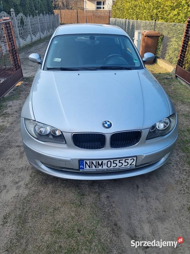 BMW seria 1 118d 2008 210 przebiegu Stan Rok produkcji 2008 warmińsko-mazurskie Lidzbark