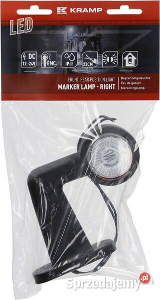 Lampa obrysowa LED prawa 1224V Kramp LA30007 Części i osprzęt rolniczy
