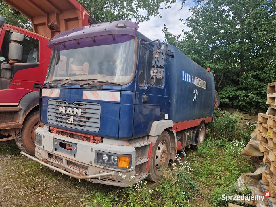 Zamiatarka Man z Niemiec Okazja 280KM Specjalne dolnośląskie Zgorzelec
