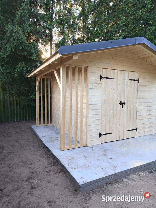 Domek ogrodowy z drewutnią Jania Góra