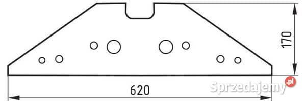 Płoza obracalna krótka 89142028 type 30 Rolnictwo Kamionna