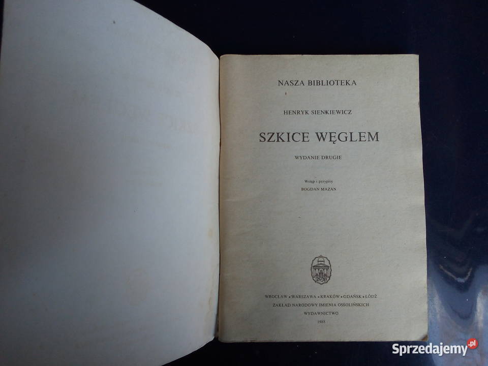 Henryk Sienkiewicz Szkice węglem
