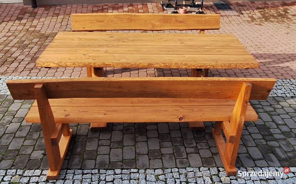 Drewniane meble ogrodowe