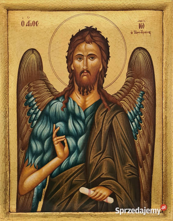Ikona Święty Jan Chrzciciel Anioł Pustyni 097 Warszawa