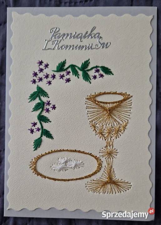 Kartki na I Komunię Świętą małopolskie Wieliczka sprzedam