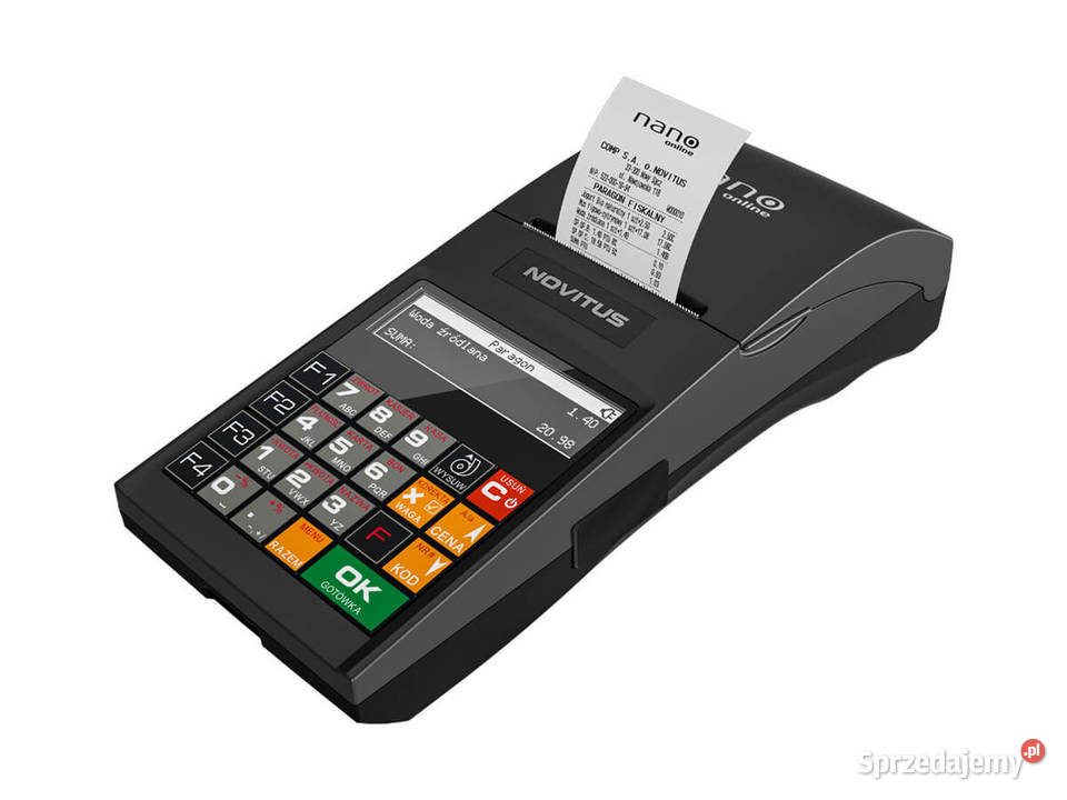 KASA fiskalna NOVITUS NANO ONLINE LAN WIFI USB Warszawa