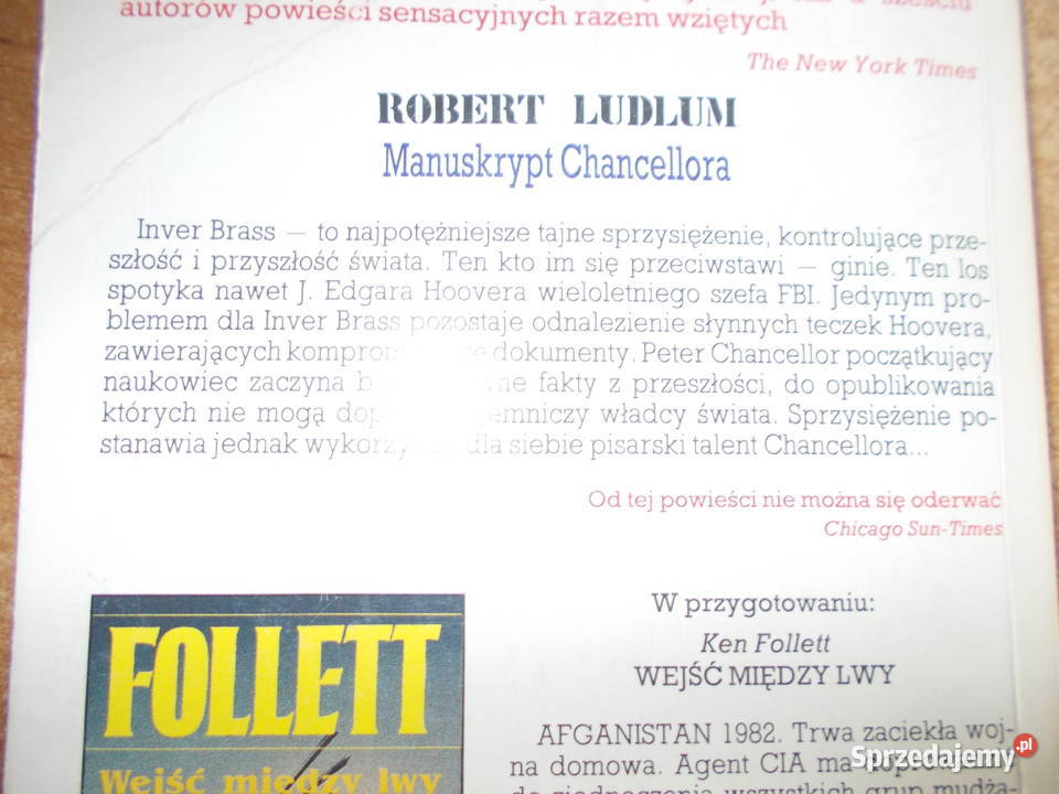 Robert Ludlum Manuskrypt Chancellora opolskie