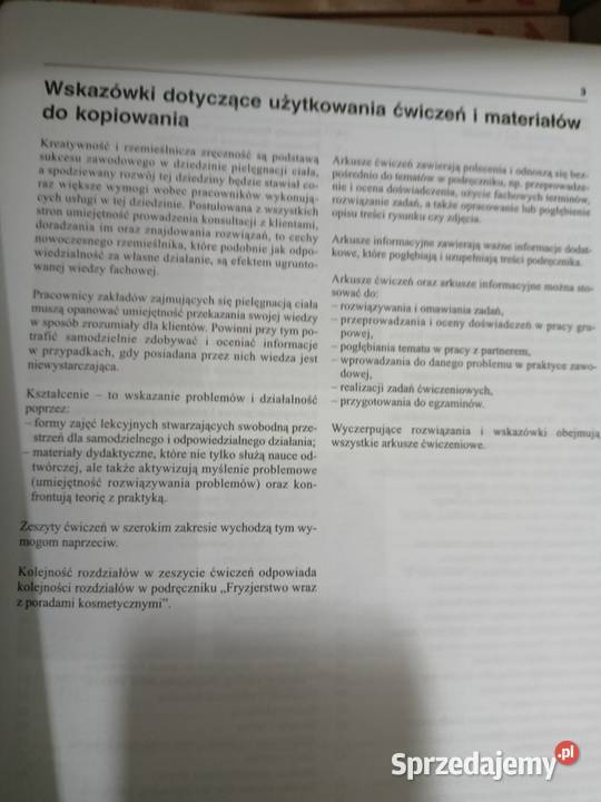 Podręczniki fryzjerstwo książki Warszawa