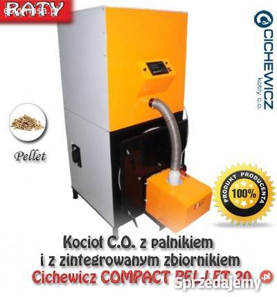 Kocioł piec na pellet pelet Cichewicz Compact Grodzisk Mazowiecki