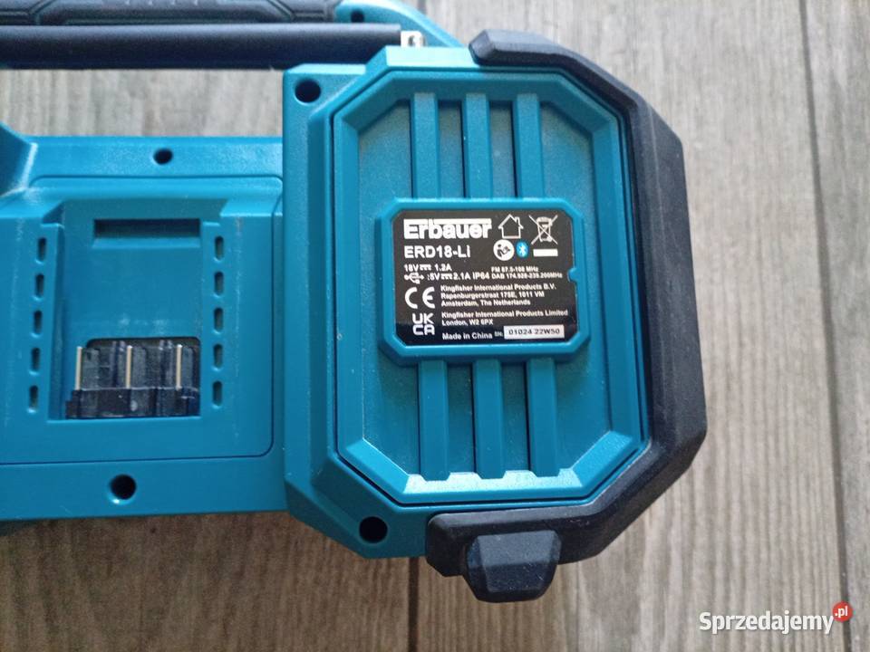 Radio budowlane Erbauer łódzkie