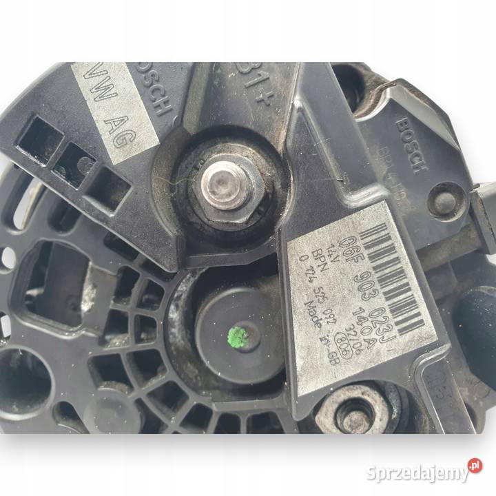 ALTERNATOR Audi A6 C6 20 TDI VW 140A 06F903023J osobowe Chełm