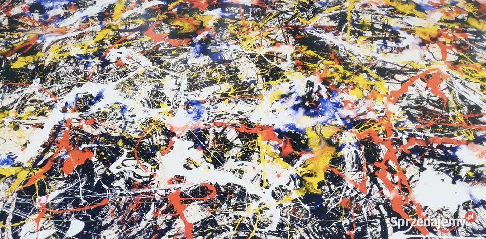 Obraz Jackson Pollock abstrakcja ekspresjonizm Garwolin