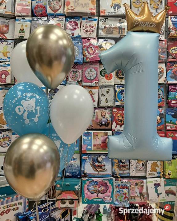 balony na roczek balony z helem na roczek Katowice sprzedam