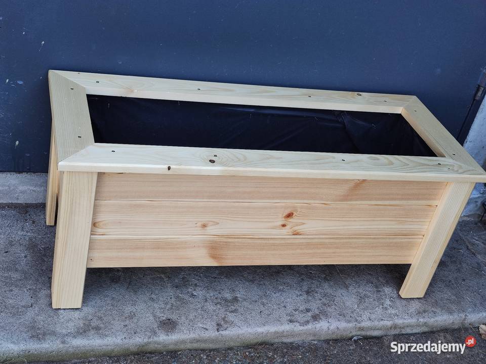 Donica drewniana ogrodowa