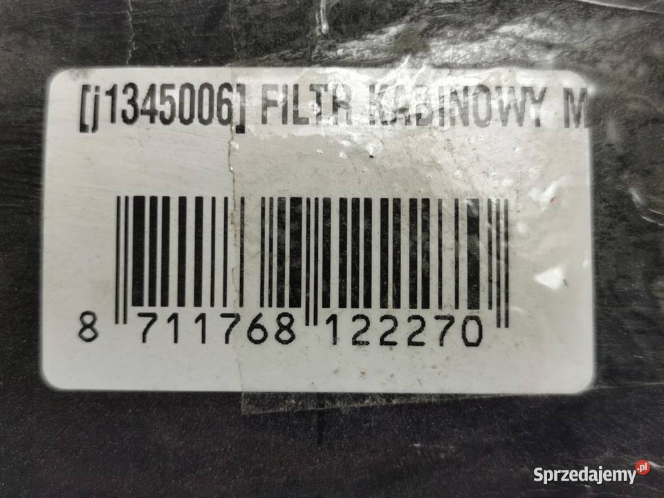 FILTR KABINOWY MITSUBISHI PAJERO 25 TDI 2007