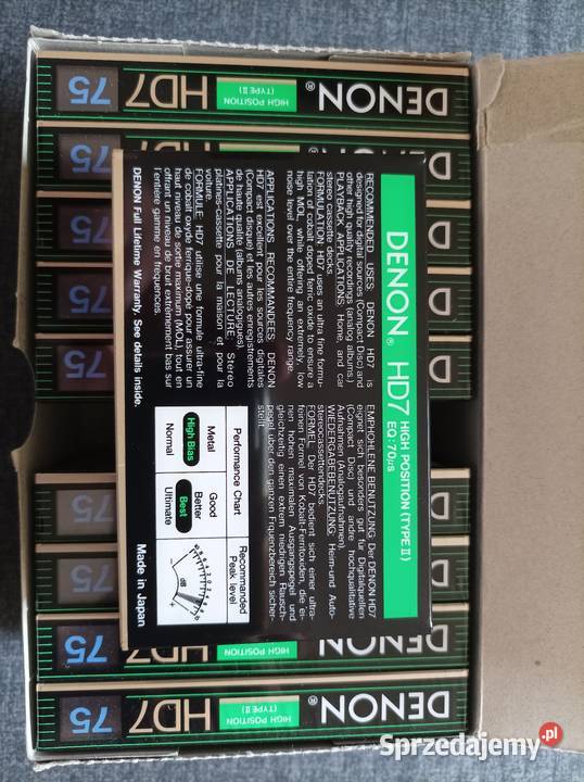 Kaseta DENON HD7 Premium 75 Super Chrom CrO2