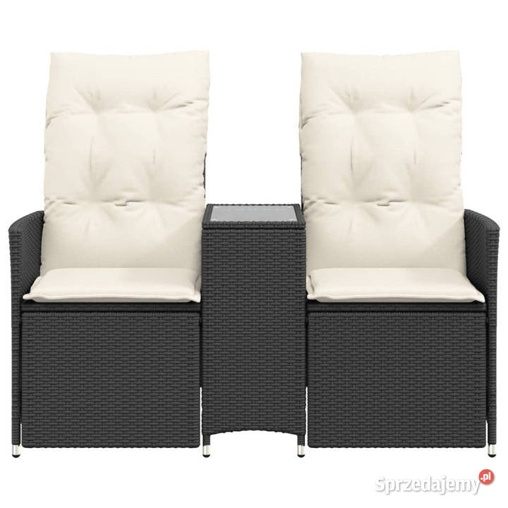 Rozkładana sofa ogrodowa 2 os ze stolikiem Warszawa