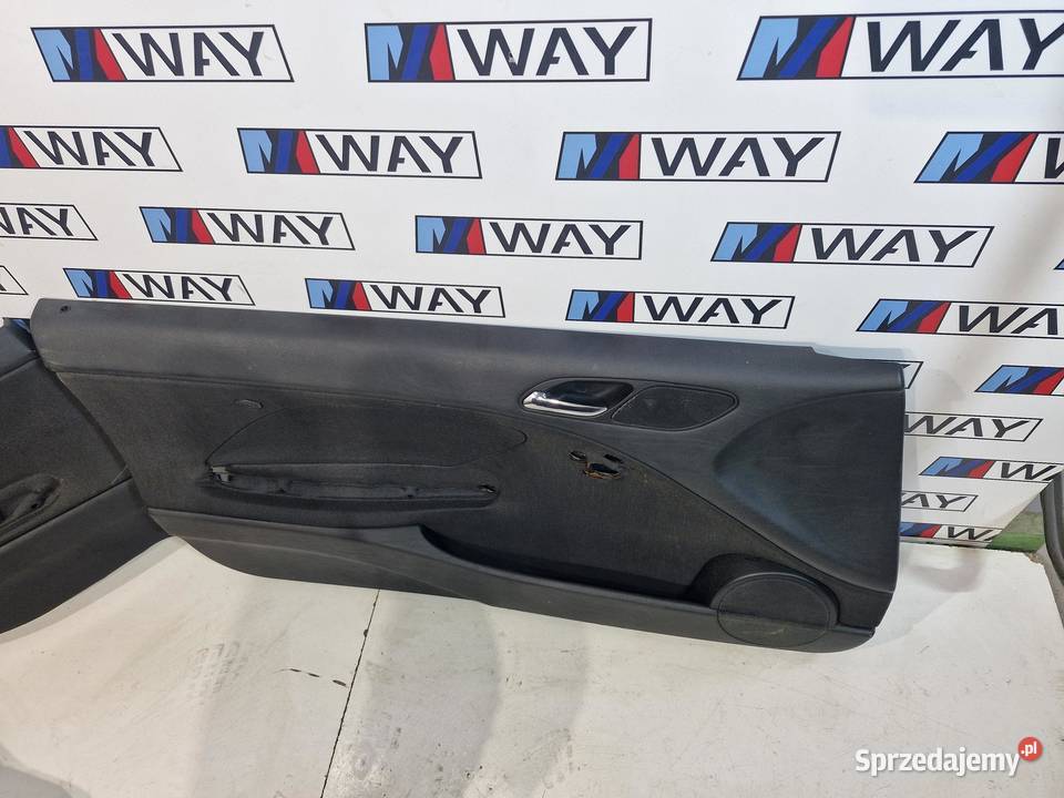 BMW E46 COUPE FOTELE SPORTY ALCANTARA GRZANE