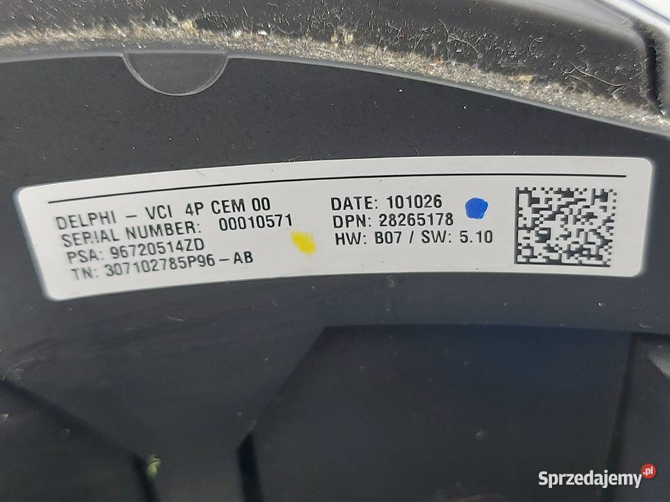 CITROEN C4 B7 II 14r kierownica 96720514ZD osobowe świętokrzyskie Kielce