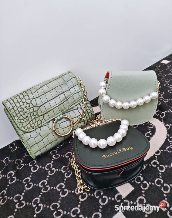 PROMOCJALATOPiękne mini torebkiKhaki i czarny Warszawa