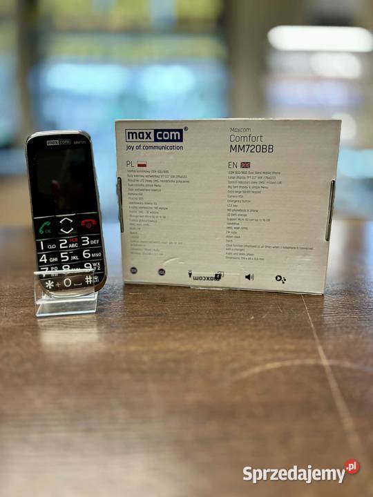 Telefon komórkowy Maxcom MM720 16 MB 16 MB 2G warmińsko-mazurskie Elbląg