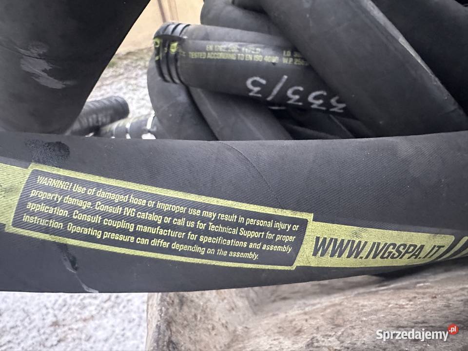 Przewód gumowy zbrojony wąż 5m odporny na olej i świętokrzyskie Jędrzejów