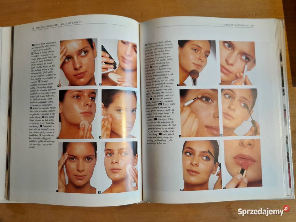 Książka Poradnik Doskonały makijaż 1994 używana Poradniki, albumy i reportaże Dąbrowa Górnicza