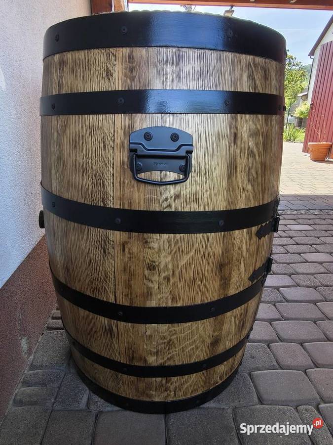 Opalany barek LED z beczki dębowej whisky