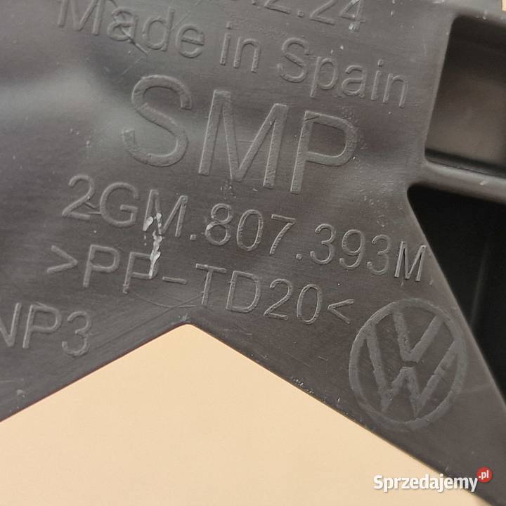 VW TCROSS ŚLIZG ZDERZAKA LEWY TYŁ 2GM807393M