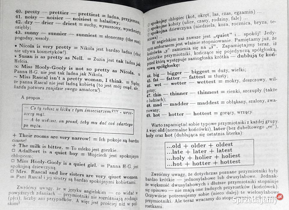 Angielska gramatyka na wesoło Walt Waren Chełm sprzedam