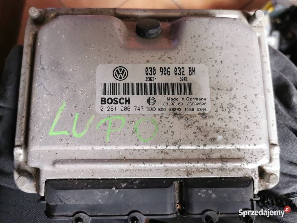 VW LUPO AROSA KOMPUTER 030906032BH 0261206747 Układ elektryczny Motoryzacja Margonin sprzedam