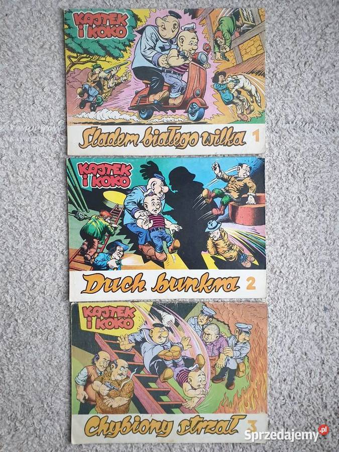 Kajtek i Koko Śladem Białego Wilka 3 albumy 1990 Gdynia