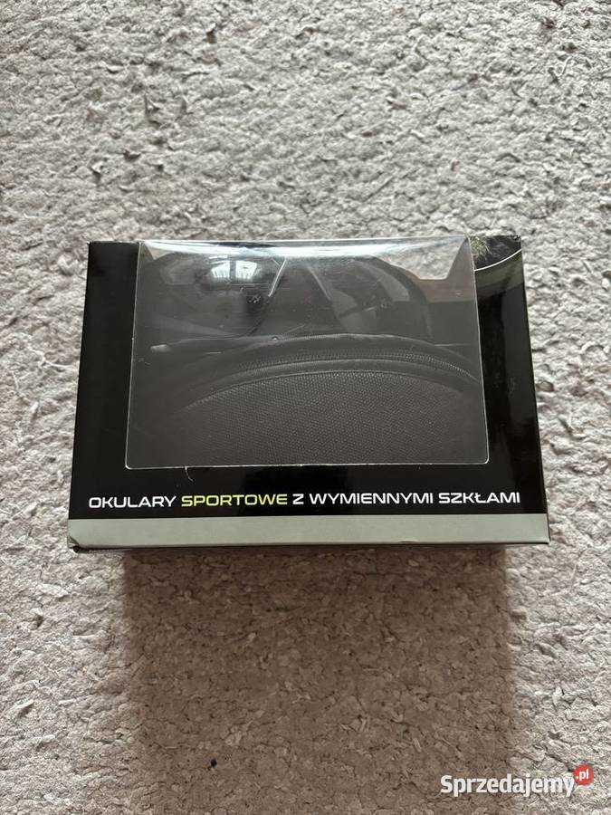 Okulary sportowe z wymiennymi szkłami śląskie Pszów sprzedam