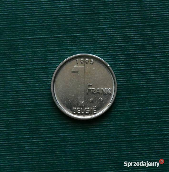 BELGIA 1 frank 1995r Napis holendersku BELGI Antyki, Sztuka, Kolekcje Gliwice