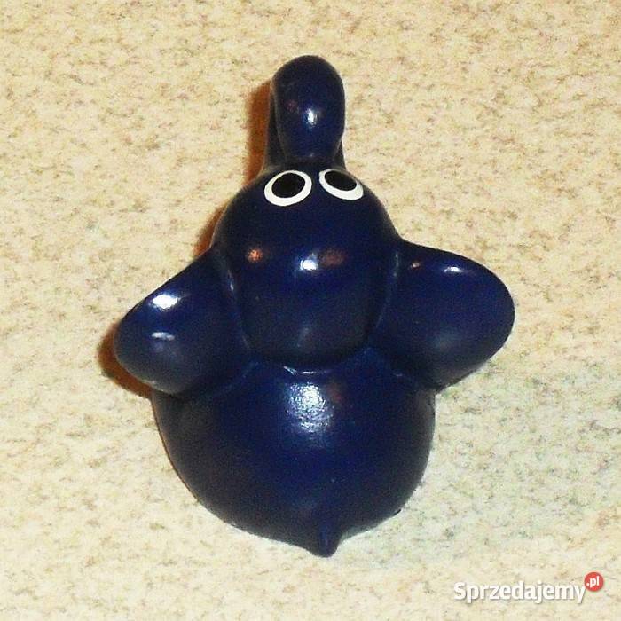 Figurka ceramiczna lakierowana mały granatowy Gliwice