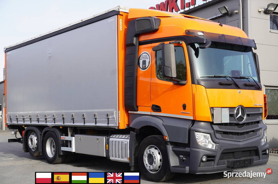 MercedesBenz Actros 2545 62 MP5 FULL ADR Firanka 14065kg sprzedam