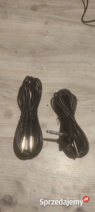 Kable gitarowe jack 63 mm 2 sztuki idealne do Sandomierz sprzedam