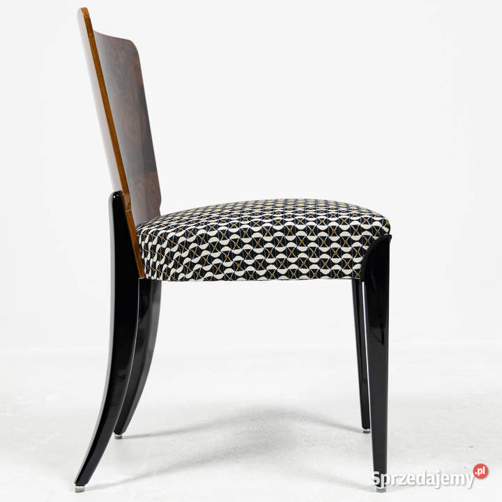 Komplet 4 krzeseł H214 Halabala Krzesła Art Deco Łowęcin