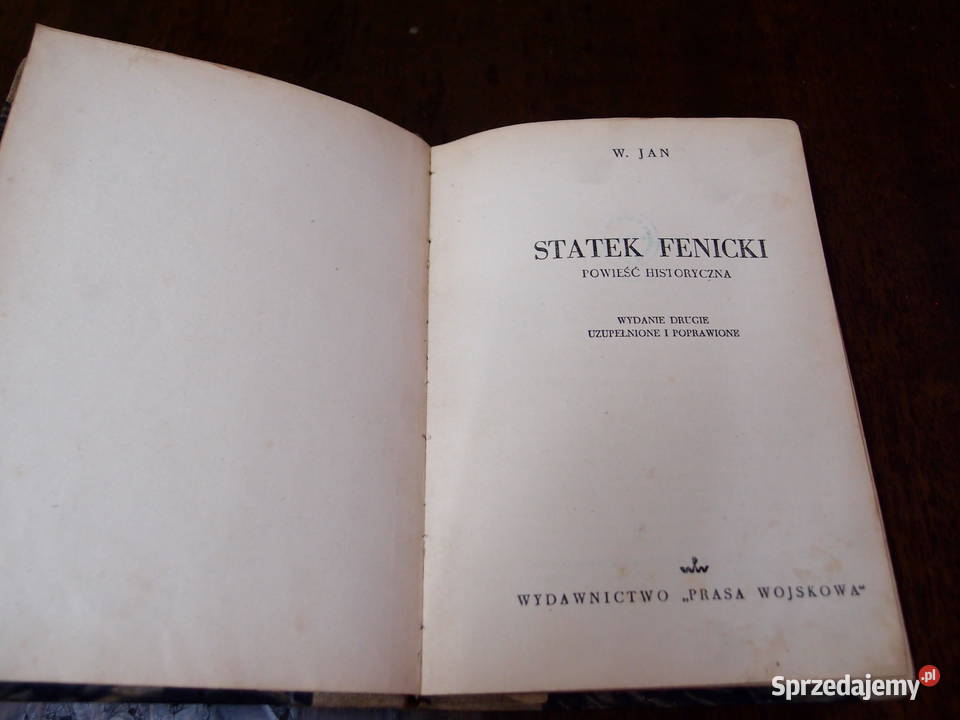 Statek Fenicki W Jan Wydawnictwo Prasa Wojskowa Łódź