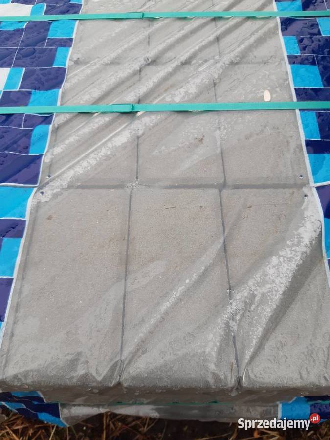 Kostka brukowa gr 6 Prostokąt szara Polbruk lubelskie Łęczna