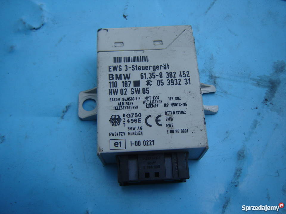 BMW e39 25 TDS 97r moduł sterownik EWS 3 8382452 osobowe Strzelce Krajeńskie